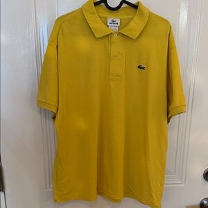 Lacoste Men's Polo Shirt in Bright Yellow